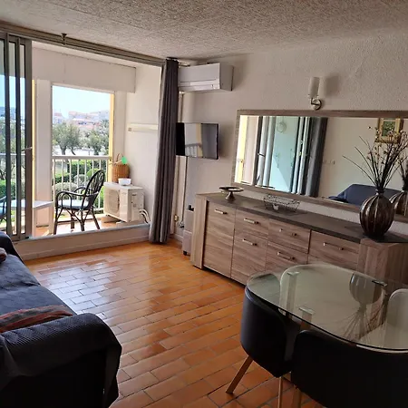 Plein Sud, Vue Mer, Parking, Clim Apartment Agde
